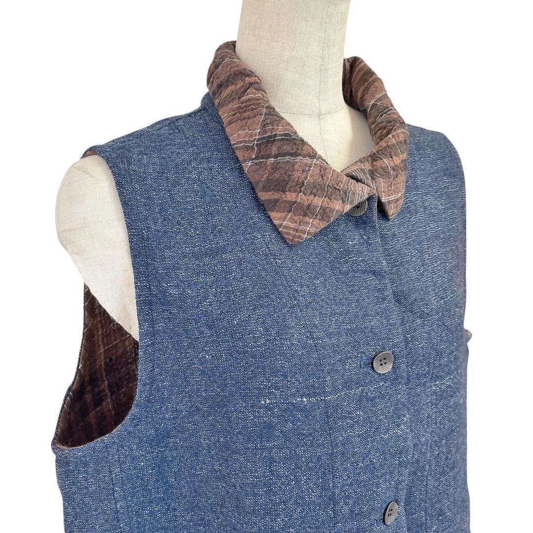 【登美】ベスト/ウールづかい★群言堂