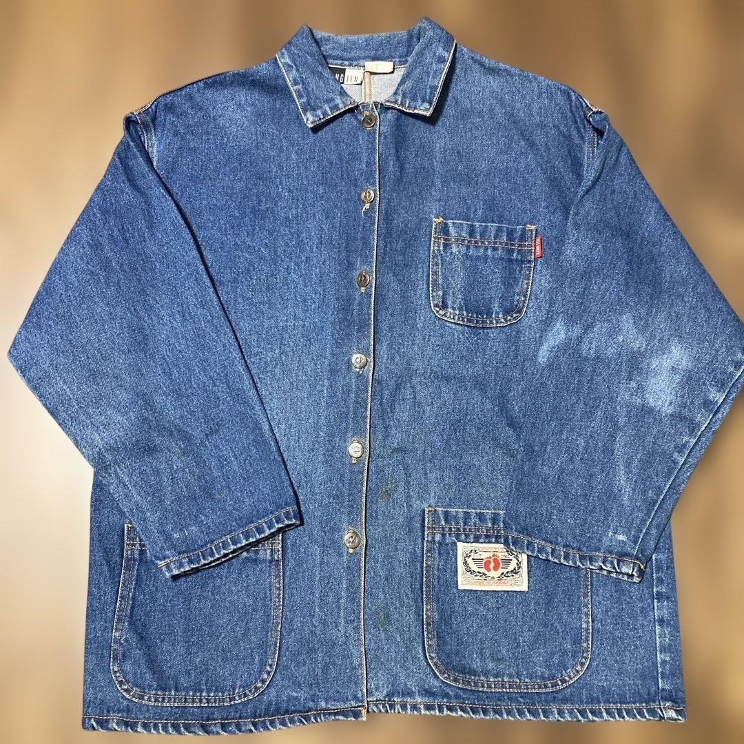 希少　レア　USA製 HANG TEN ハンテン　デニムジャケット　カバーオール