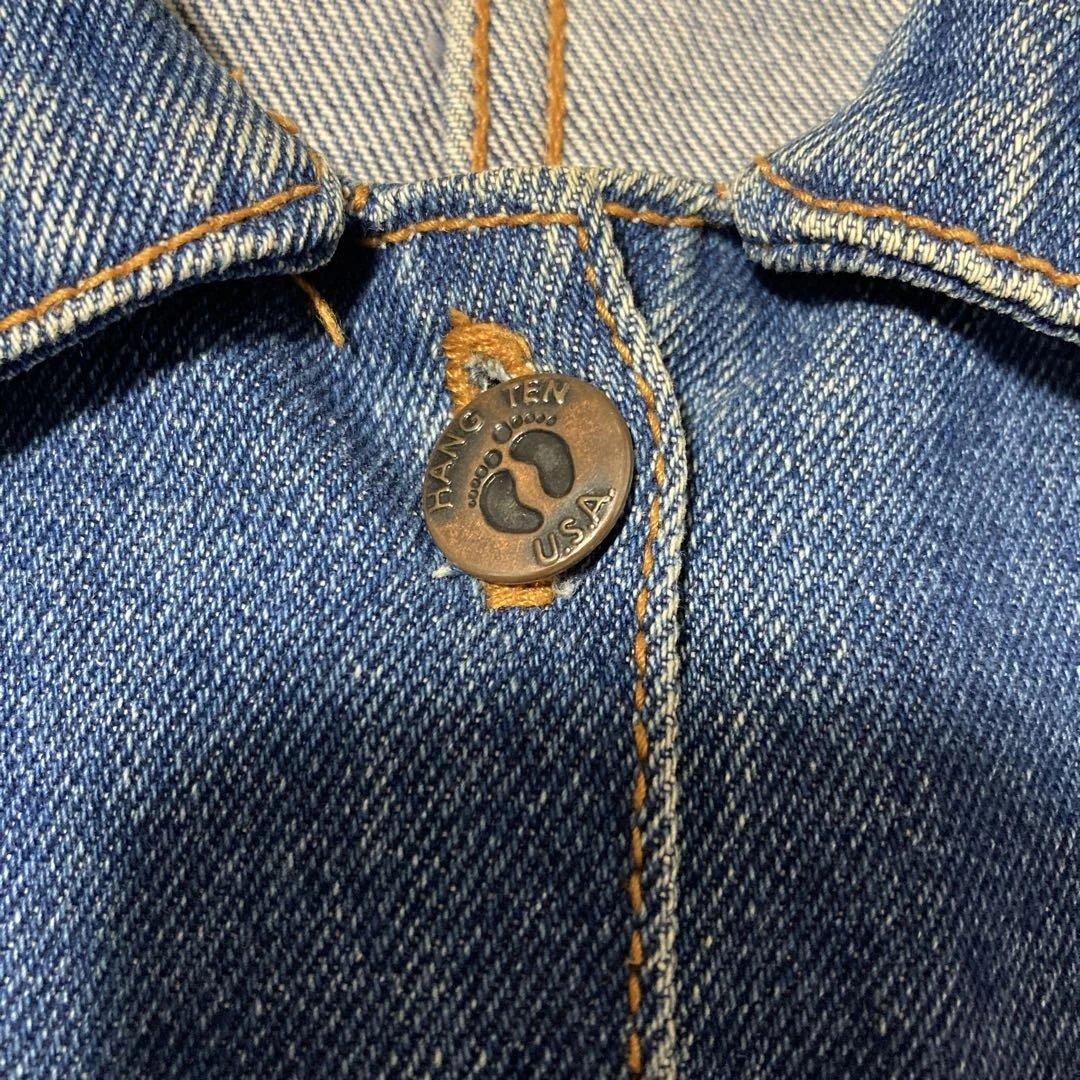 希少　レア　USA製 HANG TEN ハンテン　デニムジャケット　カバーオール