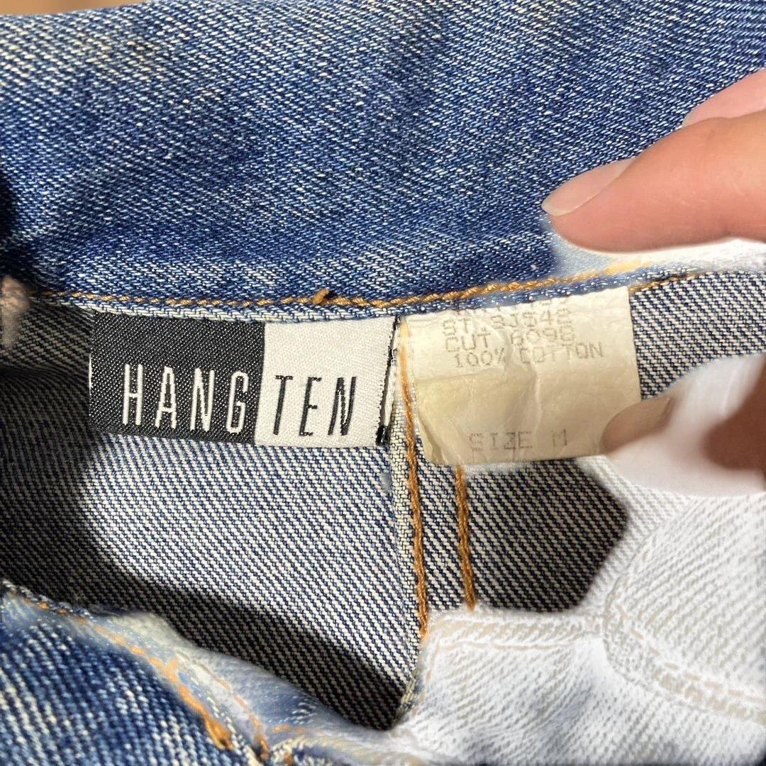 希少　レア　USA製 HANG TEN ハンテン　デニムジャケット　カバーオール