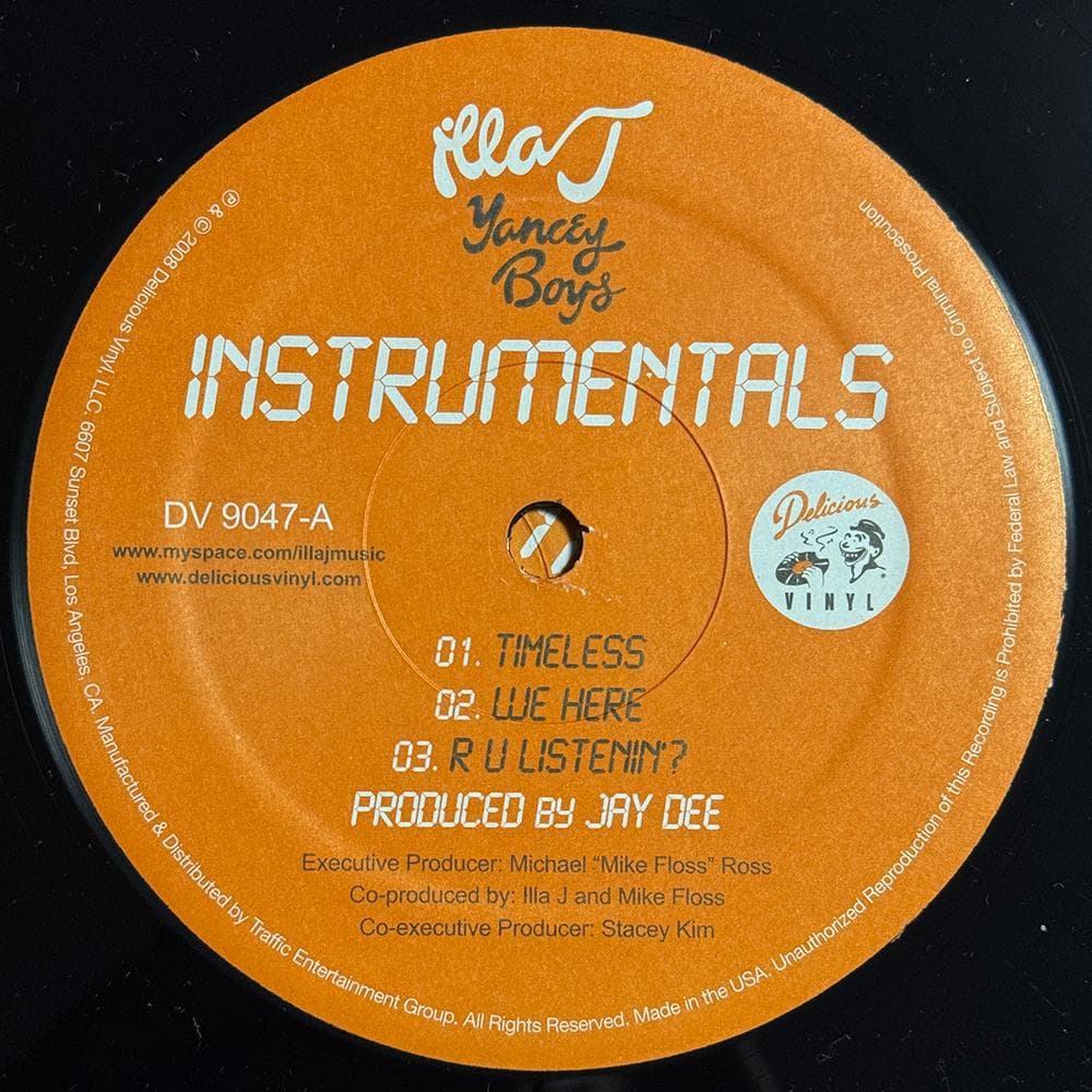 洋楽 Illa J / Yancey Boys (Instrumental) 2LP
