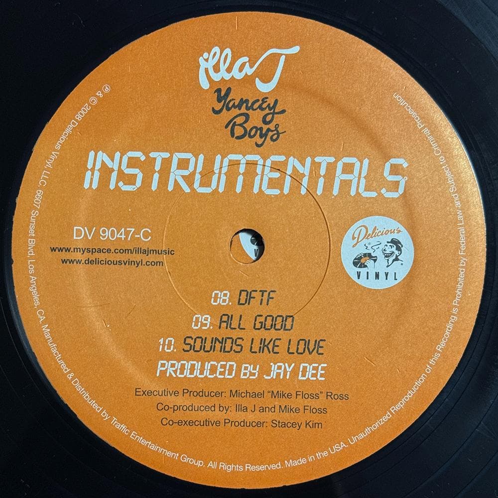 洋楽 Illa J / Yancey Boys (Instrumental) 2LP