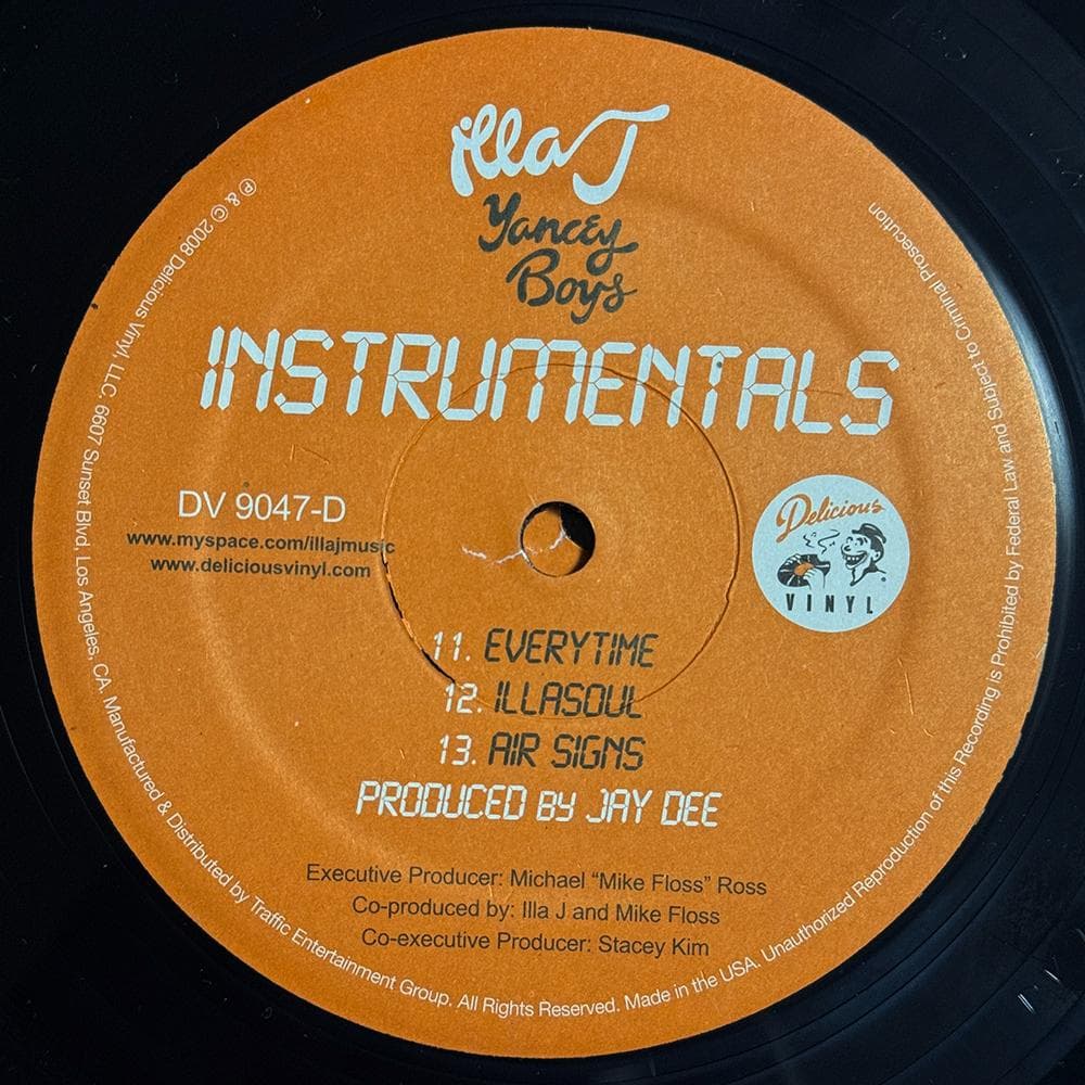 洋楽 Illa J / Yancey Boys (Instrumental) 2LP